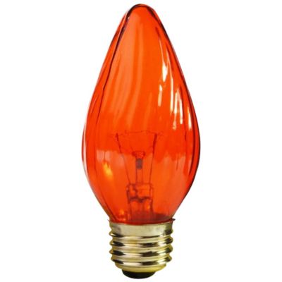60W 120V F15 E26 Amber Bulb by SATCO Lighting - Starlight Lighting USA and Canada